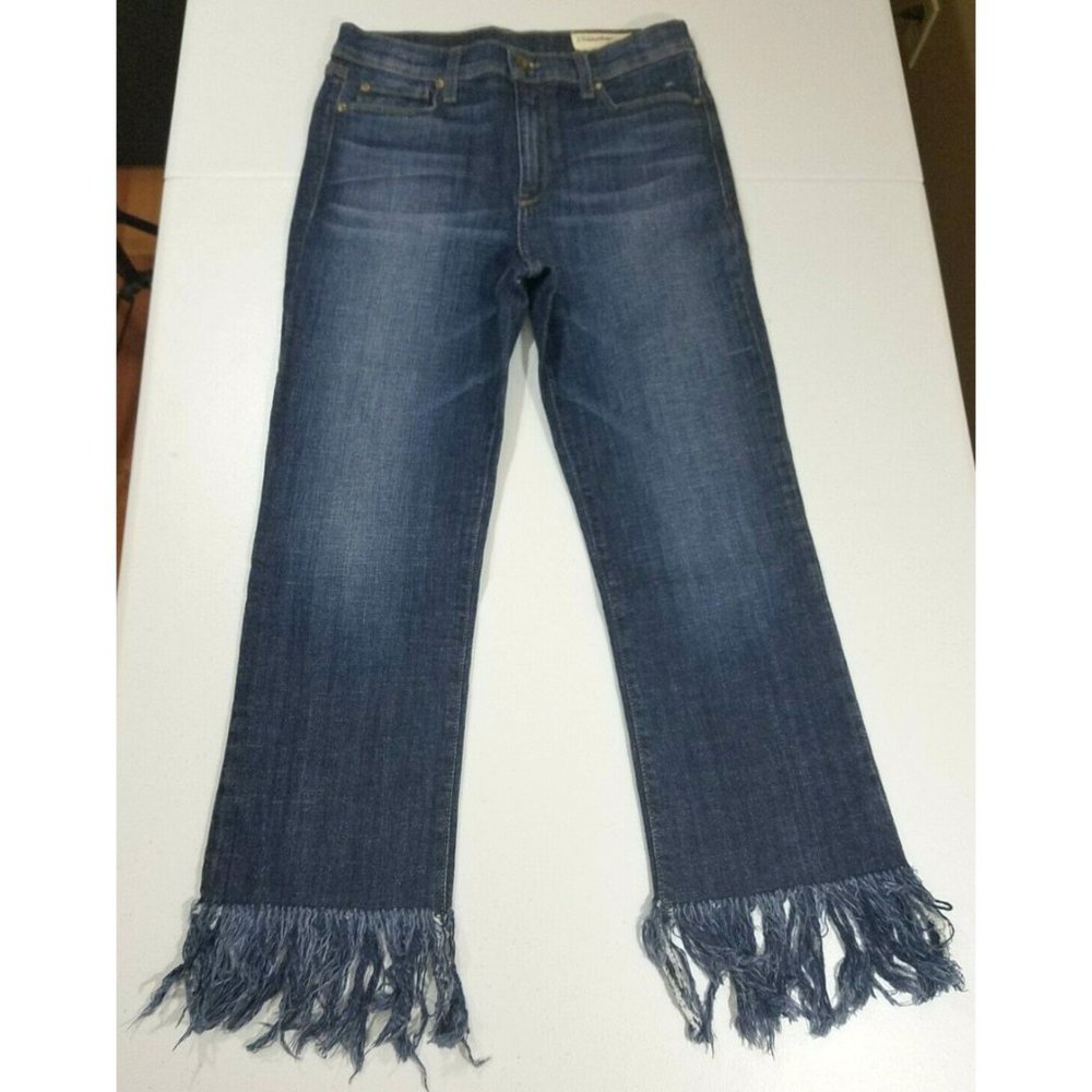 Pistola Fray Hem Cropped Jeans Size 29 NWOT